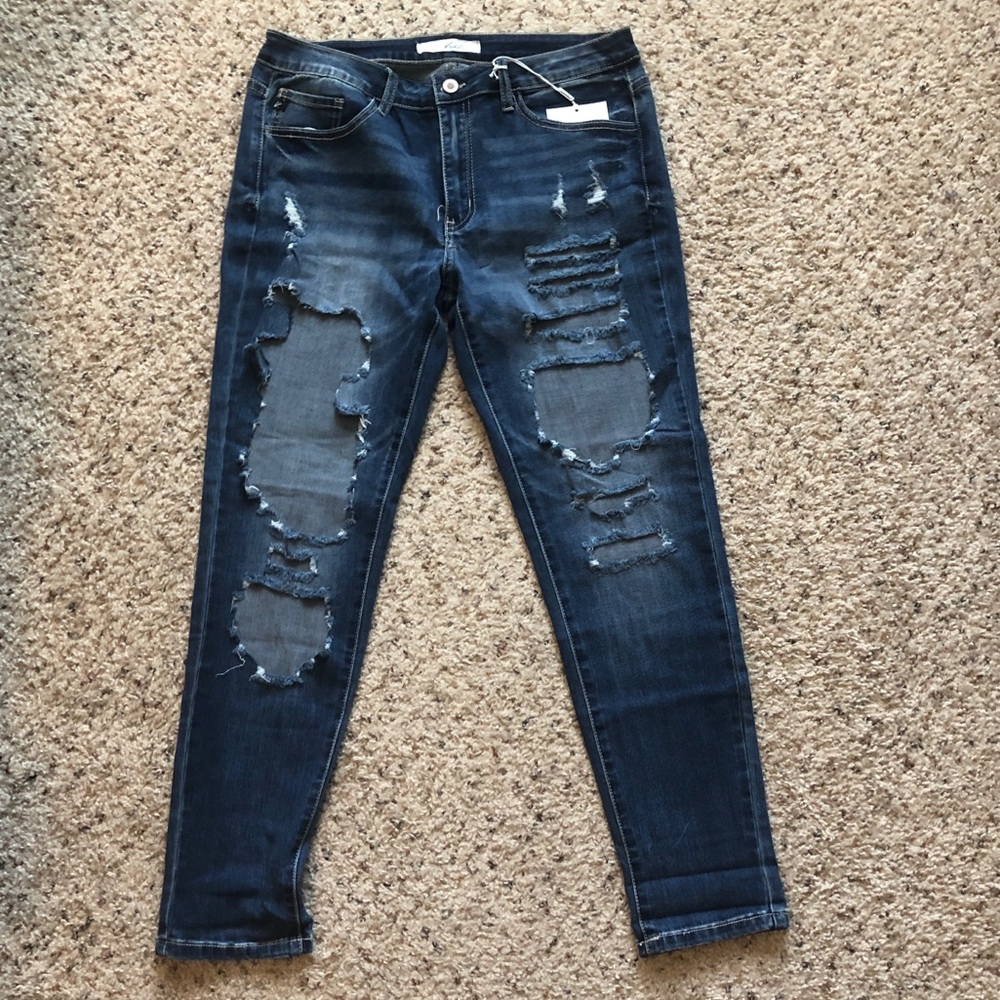 Kancan distressed jeans